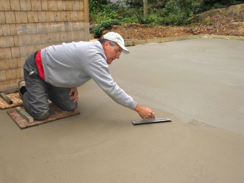 Concrete Pour in Mild Weather